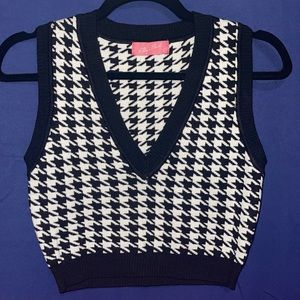 HERRINGBONE CROP TOP